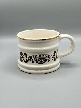 Vintage Ceramico Espejo shaving mug Chile men mens shave cup mug holder